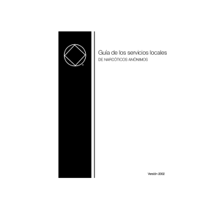 Guía De Los Servicios Locales de Narcóticos Anónimos