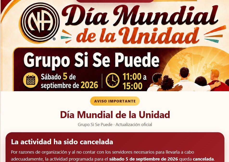 Día Mundial de la Unidad – Si se Puede